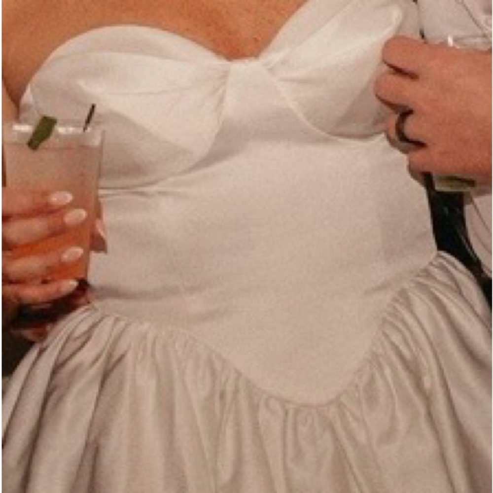Meshki Hollie White Strapless Dress - Picture 5 of 5